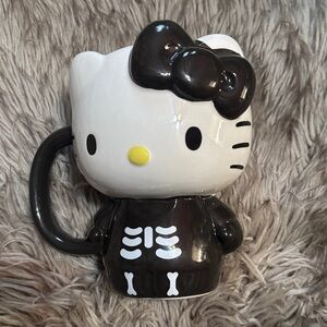 Hello Kitty Skeleton Mug